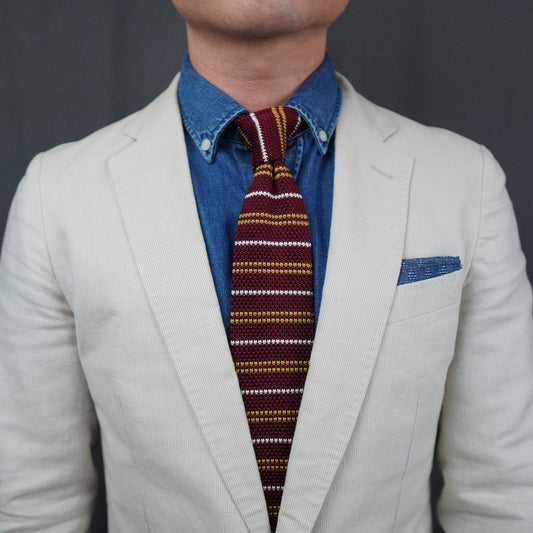 the florence silk knit tie chestie