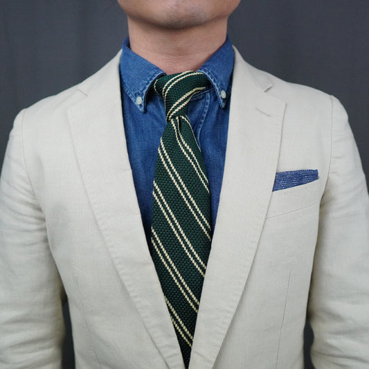 the philly silk knit tie chestie