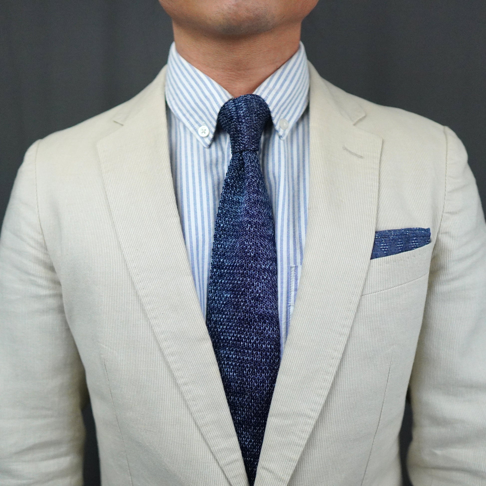 the saigon silk knit tie chestie