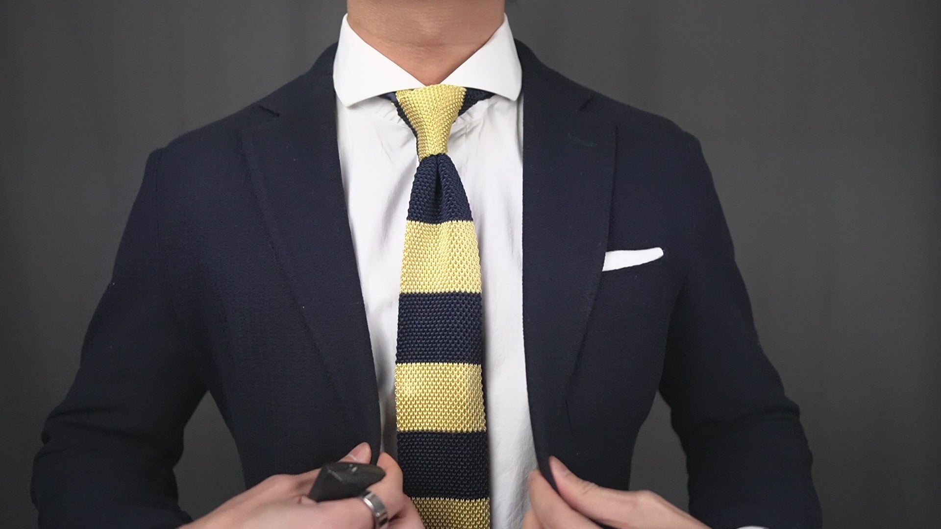 the paris silk knit tie video feature