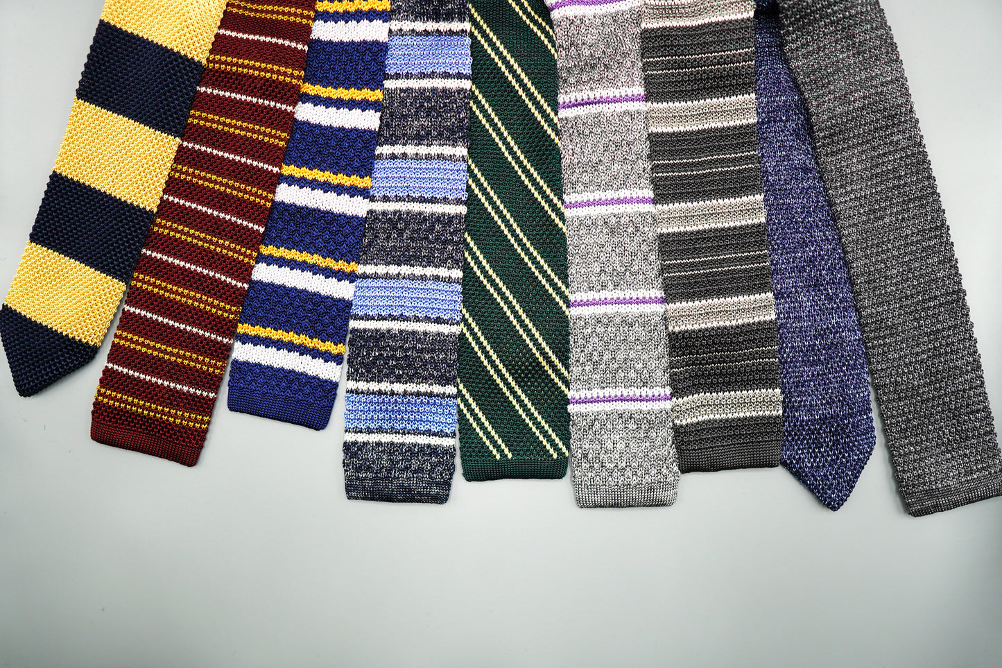 gentleman within silk knit tie collection