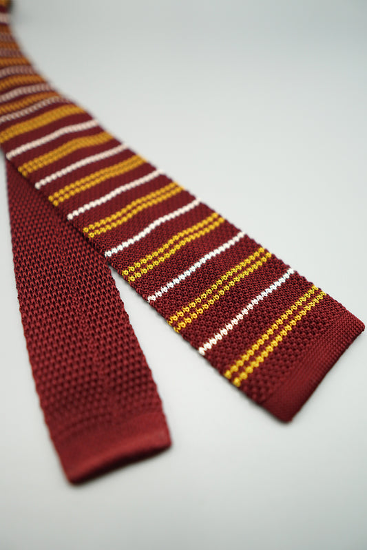 the florence silk knit tie angled