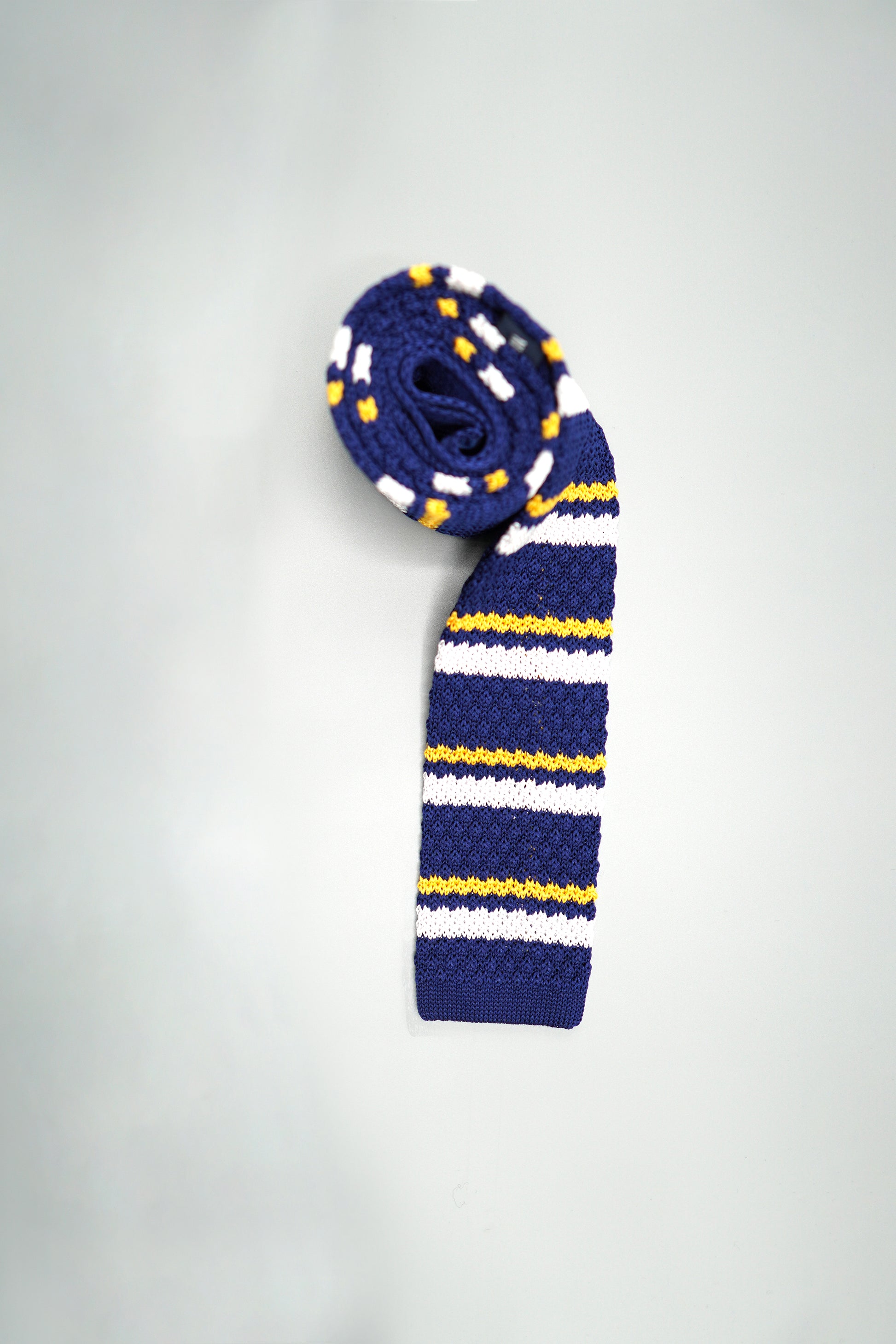 the los angeles silk knit tie rolled