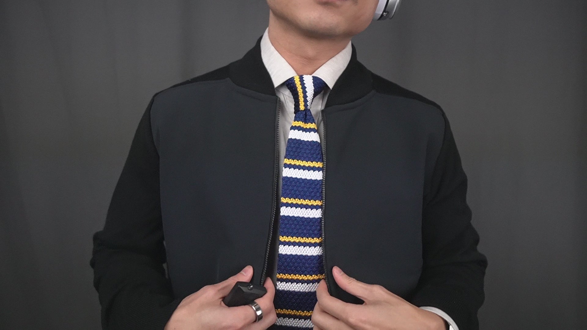 the los angeles silk knit tie video feature